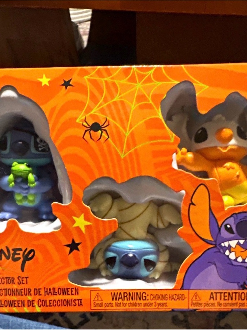 Disney Halloween Stitch Figure Collectible Set of 3